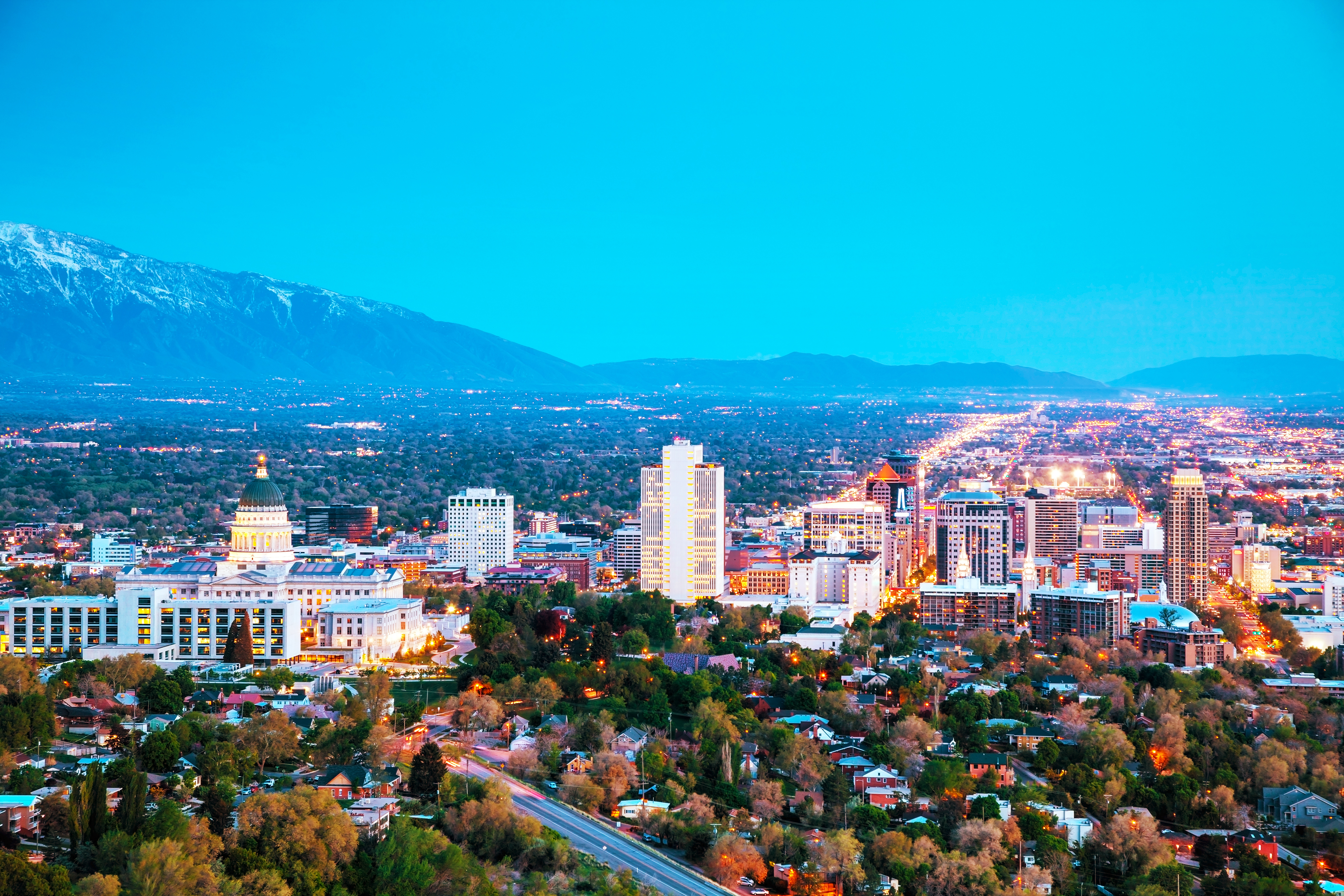 Salt Lake City skyline